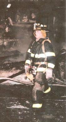 Firefighter Kavy at a Working House Fire on Hilltop Circle