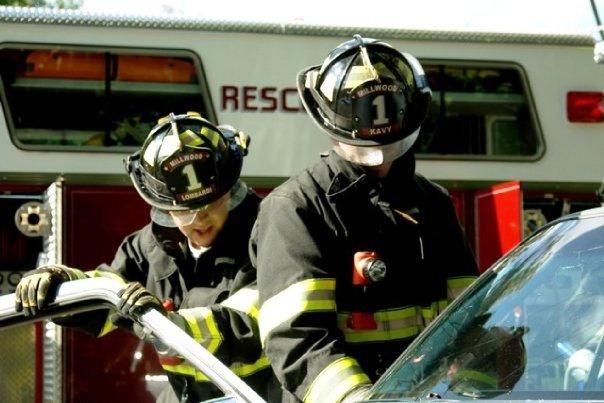 Firefighers Greg Lombardi and Marc Kavy